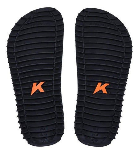 Chinelo Kenner Kivah Line Botafogo Masculino - Branco Preto