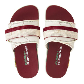 Sandália kenner slide fluminense tricolor