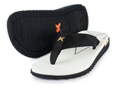 Chinelo Kenner Kivah Line Botafogo Masculino - Branco Preto